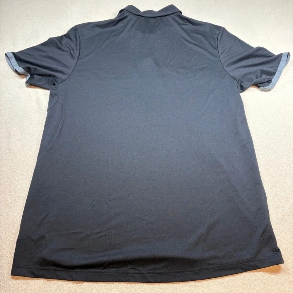 Adidas Climachill Belfair Golf Club Polo Shirt Mens XL Black Casual Activewear
